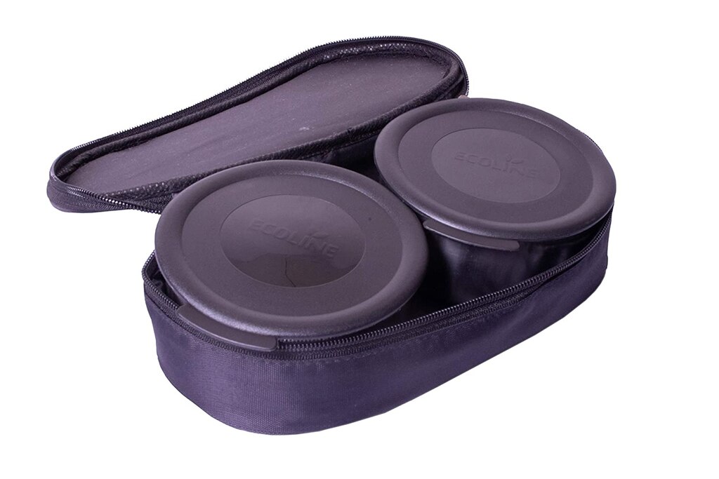Black Ecoline Ezee 2 Insulated Lunch Box